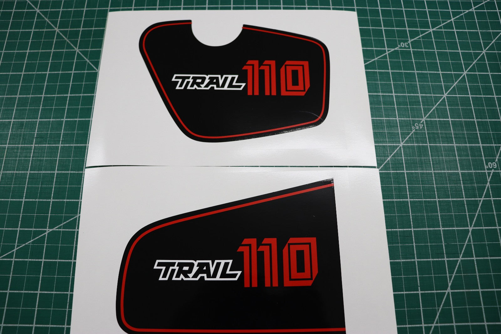 1984 Honda CT110 Battery Cover & Air Filter Box  Decal, TRAIL 110