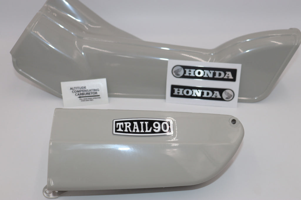 1969 HONDA CT90, Trail90 Down Tube Cover & Air Filter Box 1969 CT90 With Decals