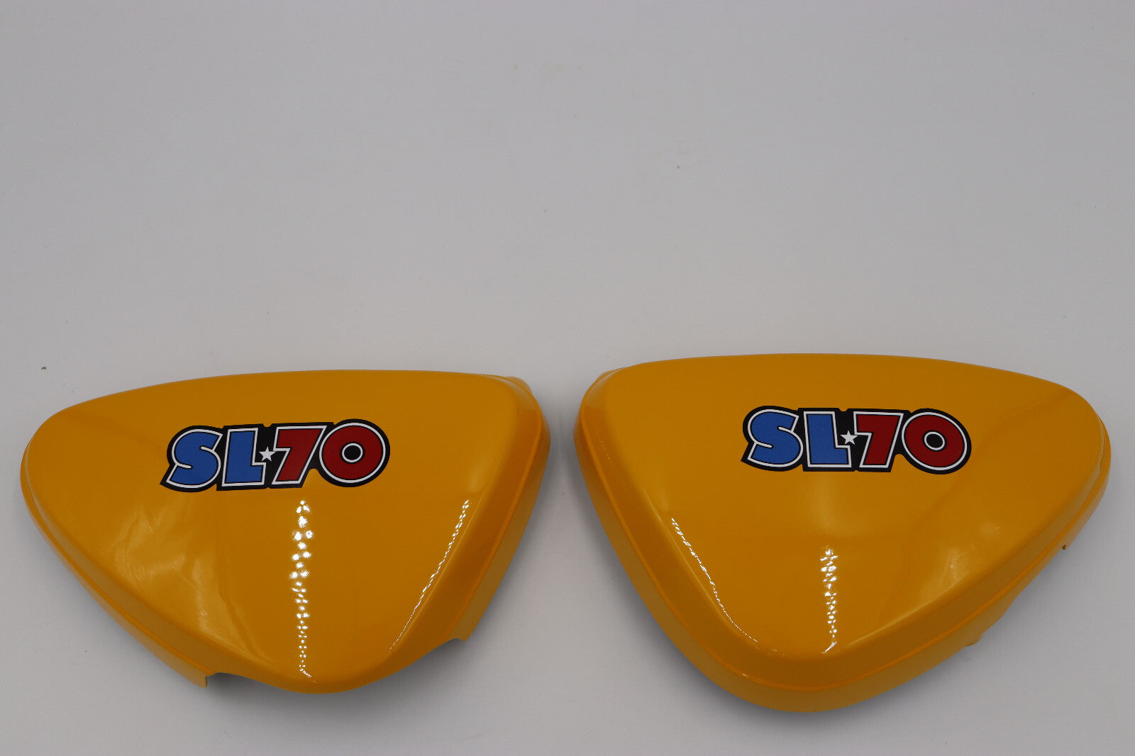 1971-72 Honda SL70 K0 Frame Side Covers Left & Right Reproduction Plastic