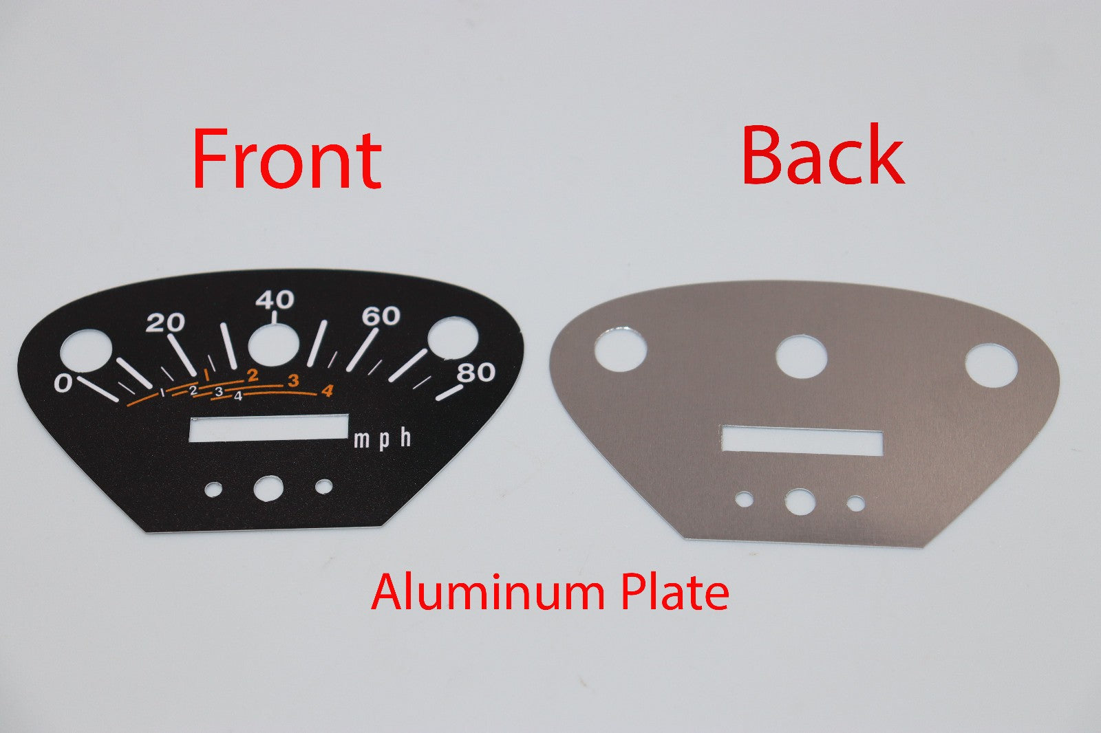 1969 Honda CT90 K1 Speedometer Decal Nippondenso On Aluminum Plate