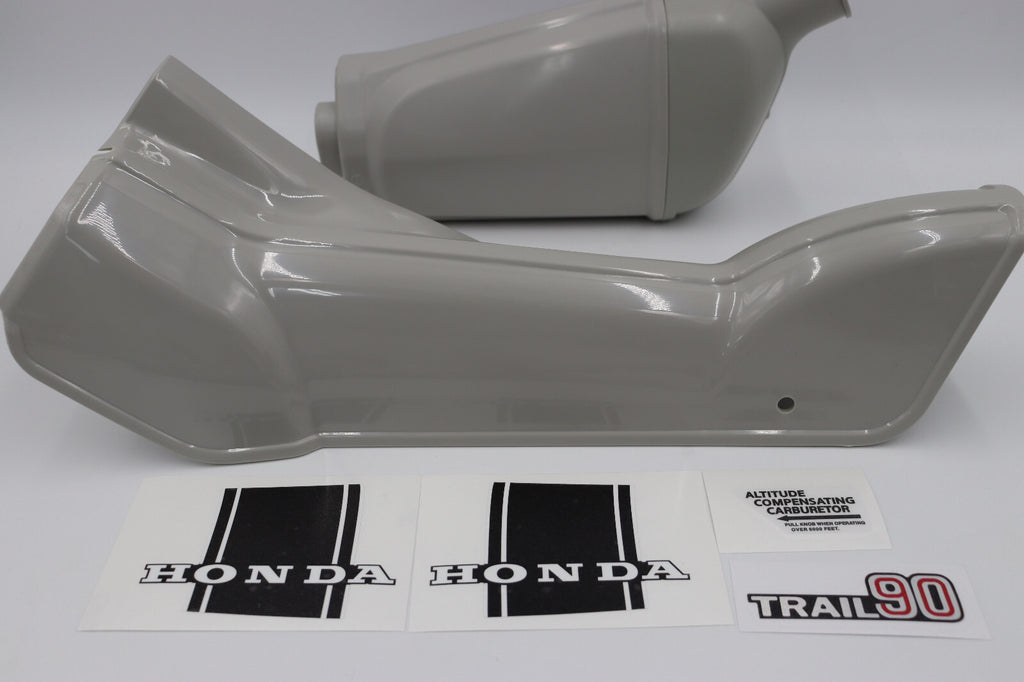 1970 HONDA CT90, Trail90 Down Tube Cover & Air Filter Box 1970 CT90 With Decals