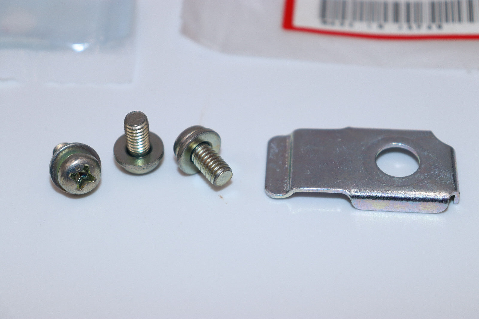 OEM HONDA PLATE, and SCREWS for DOWN TUBE COVER CT110 CT90K1-79