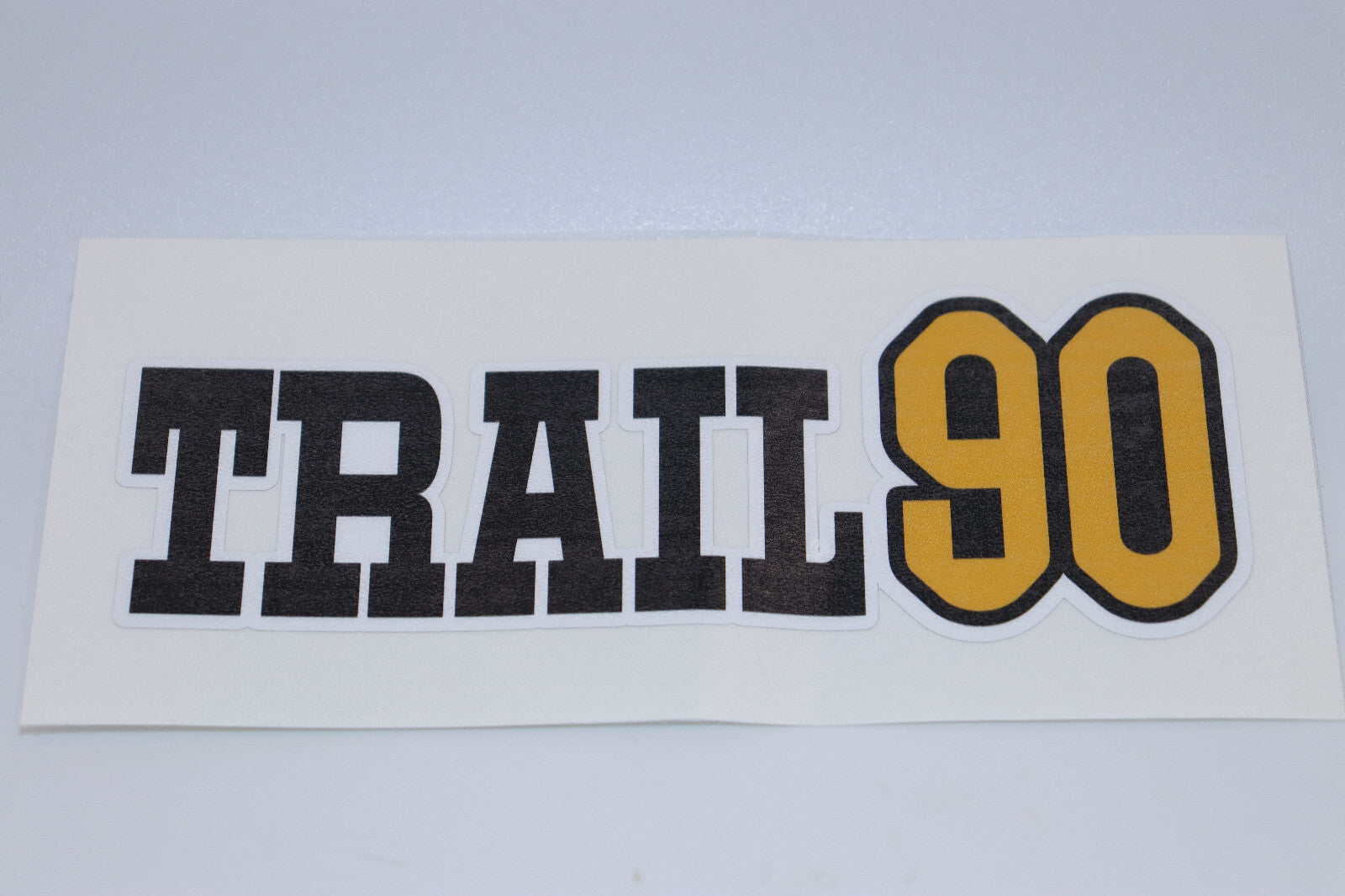 1974 CT90 K5 Air Box Decal Trail 90 YELLOW 87128-102-730 "NO AIR BOX just DECAL"