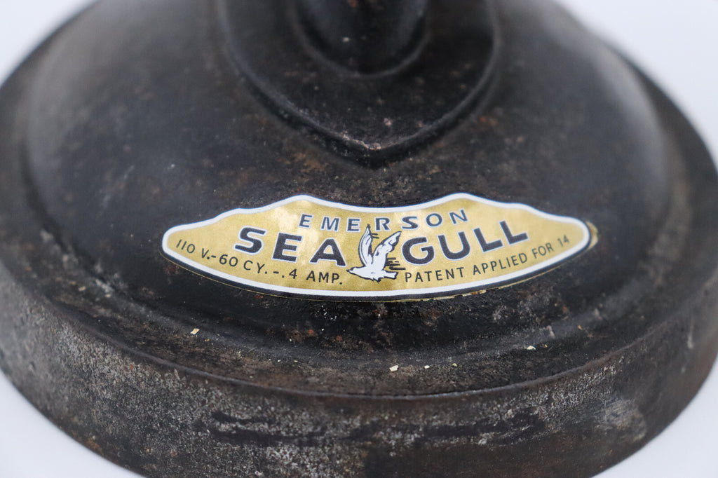 Antique Emerson Seagull Desktop Fan Decal
