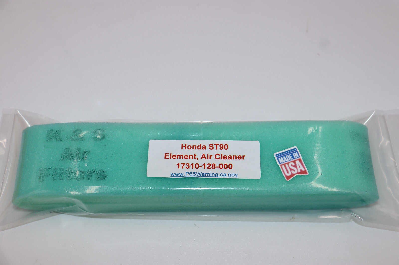 1974 Honda ST90 Filter Element 17310-128-000 New Pre-Oiled 17310-128-000