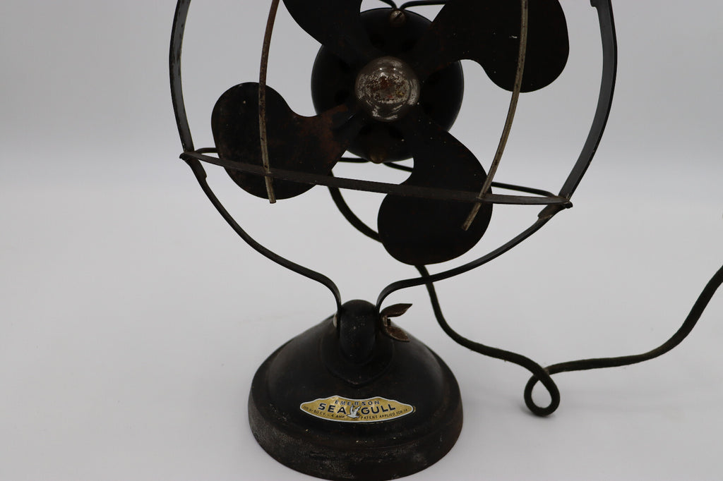 Antique Emerson Seagull Desktop Fan Decal