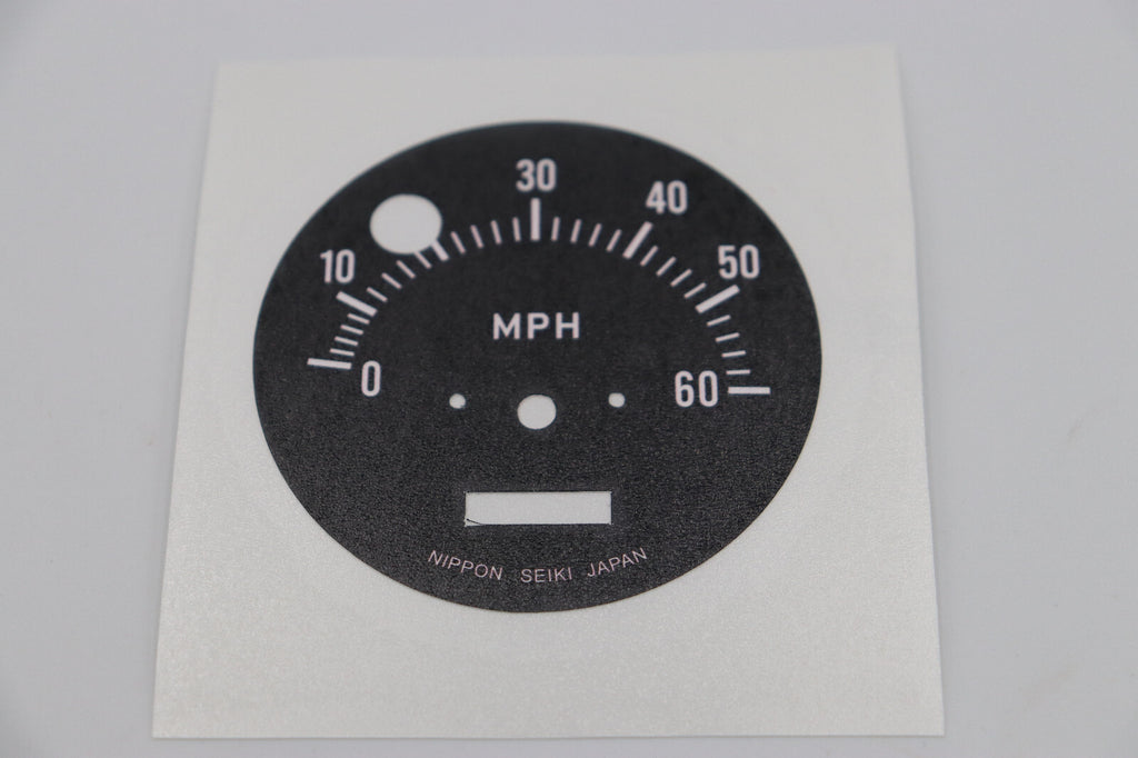 1971 Honda SL70 Speedometer Overlay Decal for Restoration