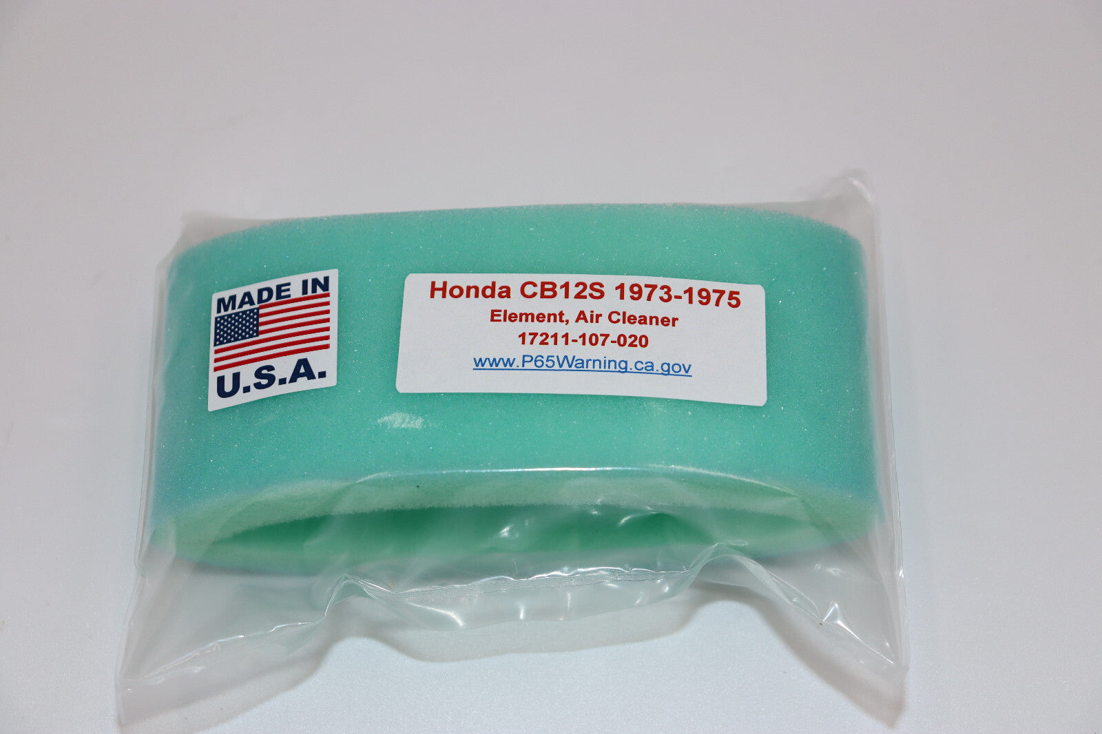New Air Cleaner Filter Element HONDA XL100 1974-1976 Models. (See Fitment List)