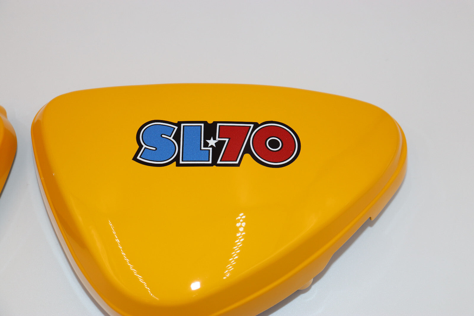 1971 Honda SL70 K0 Frame Side Covers Left & Right Reproduction Plastic