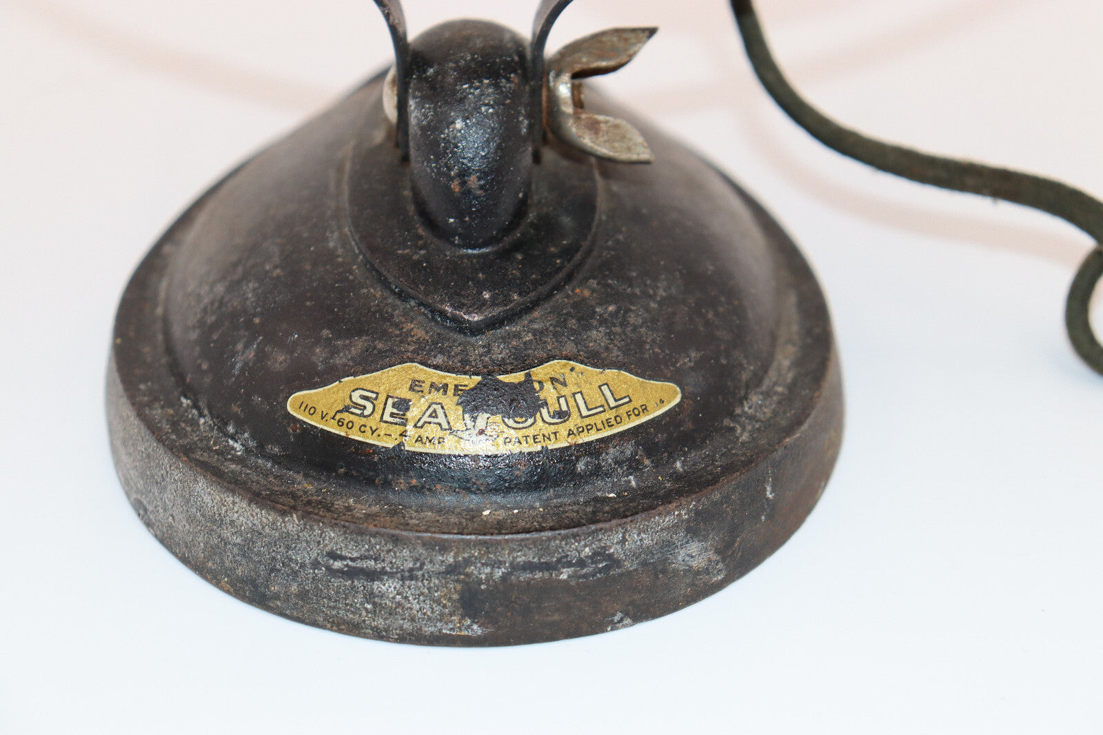 NEW Antique Emerson Seagull Desktop Fan Decal, Vintage Emerson Fan