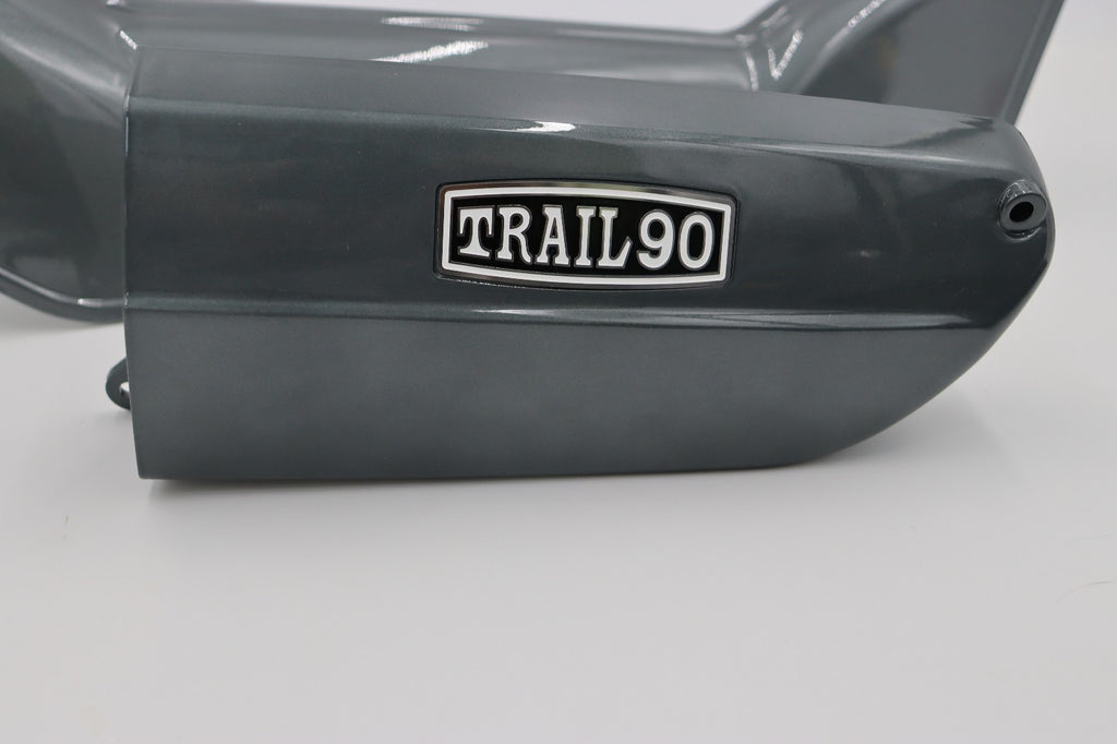 1969 Honda CT90 K1b Down Tube Cover & Air Box Dark Gray Metallic with Decals