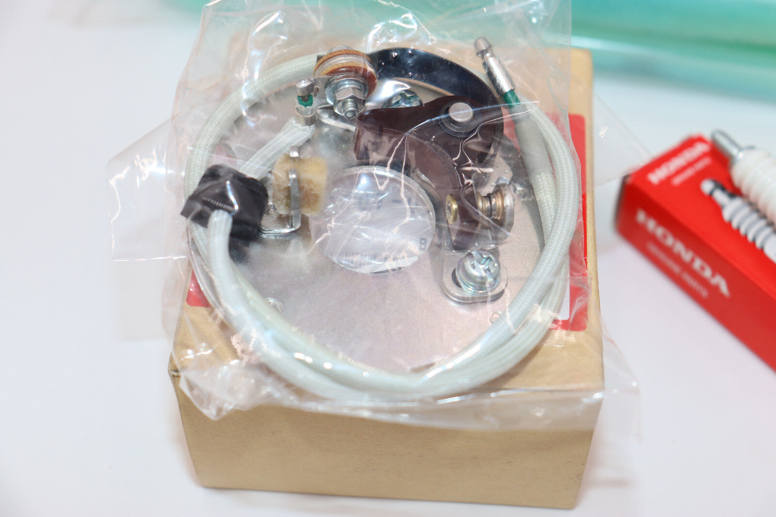 1975 Honda ST90 Complete Tune Up Kit Air Filter, Spark Plug, Points NEW