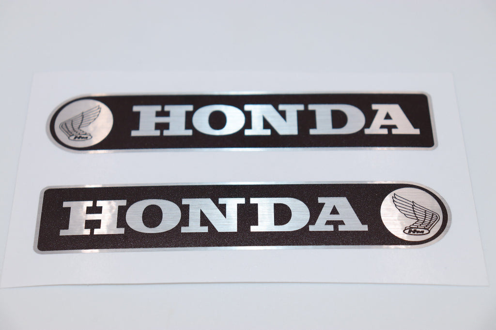 DECALS CT90K1 DOWN TUBE COVER EMBLEM SET of 2 Decals 87122-076-020 87121-076-020