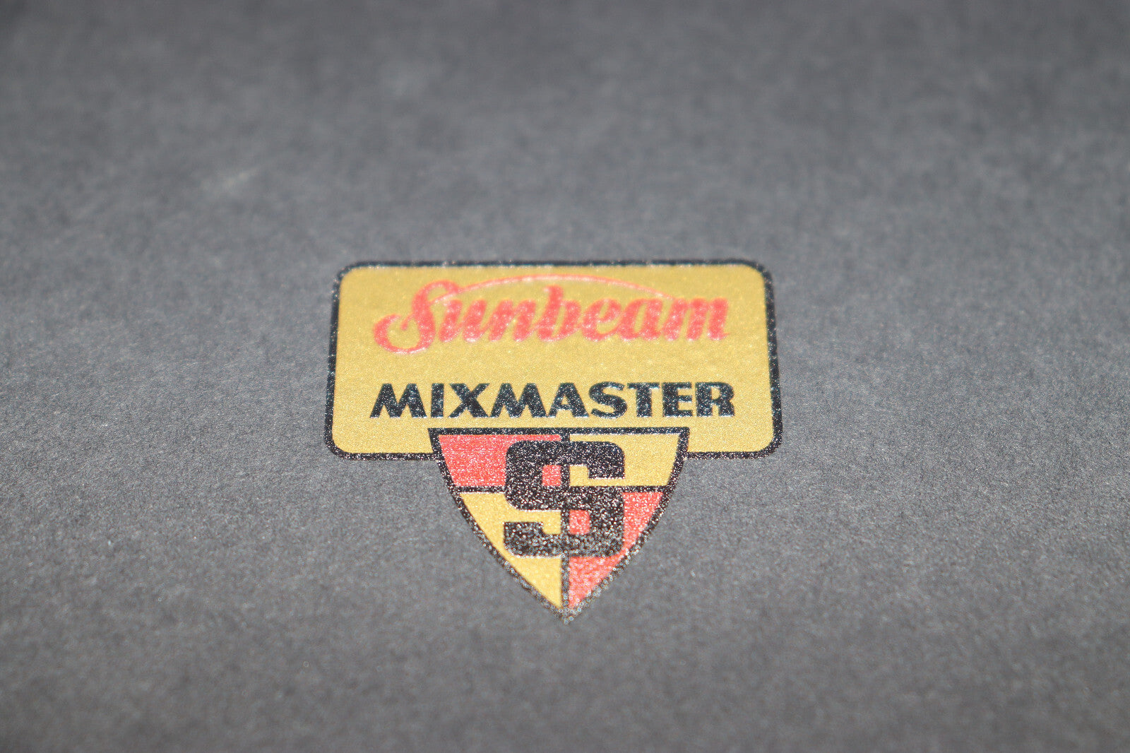 Vintage SunBeam Mixmaster Restoration Decal Automatic