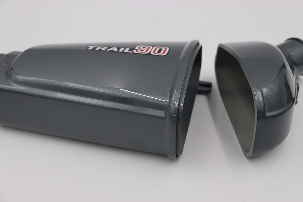 1971 Honda CT90 K3 Air Filter Box Dark Gray Metallic 1971 Trail90 with DECAL NEW