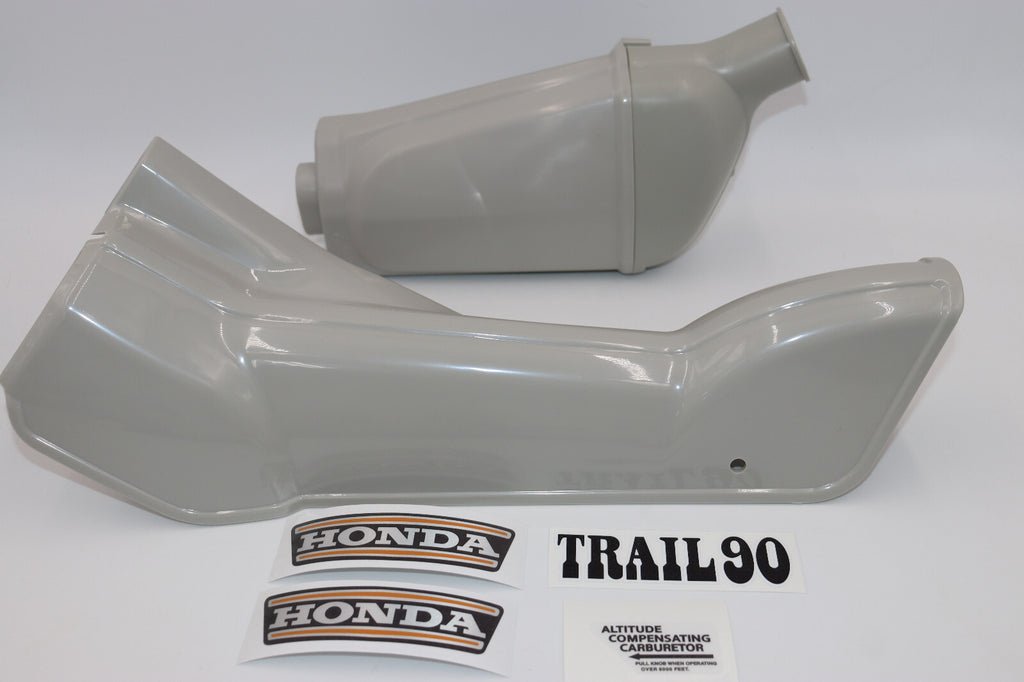 1972 HONDA CT90, Trail90 Down Tube Cover & Air Filter Box 1972 CT90 With Decals