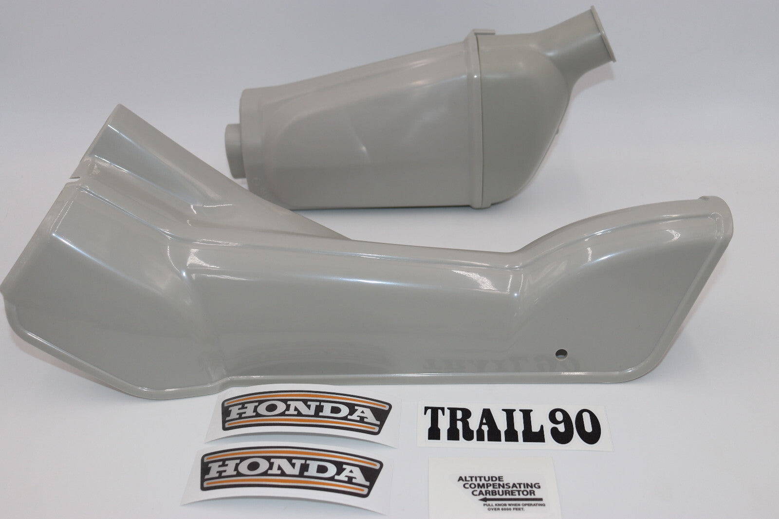 1972 HONDA CT90, Trail90 Down Tube Cover & Air Filter Box 1972 CT90 With Decals