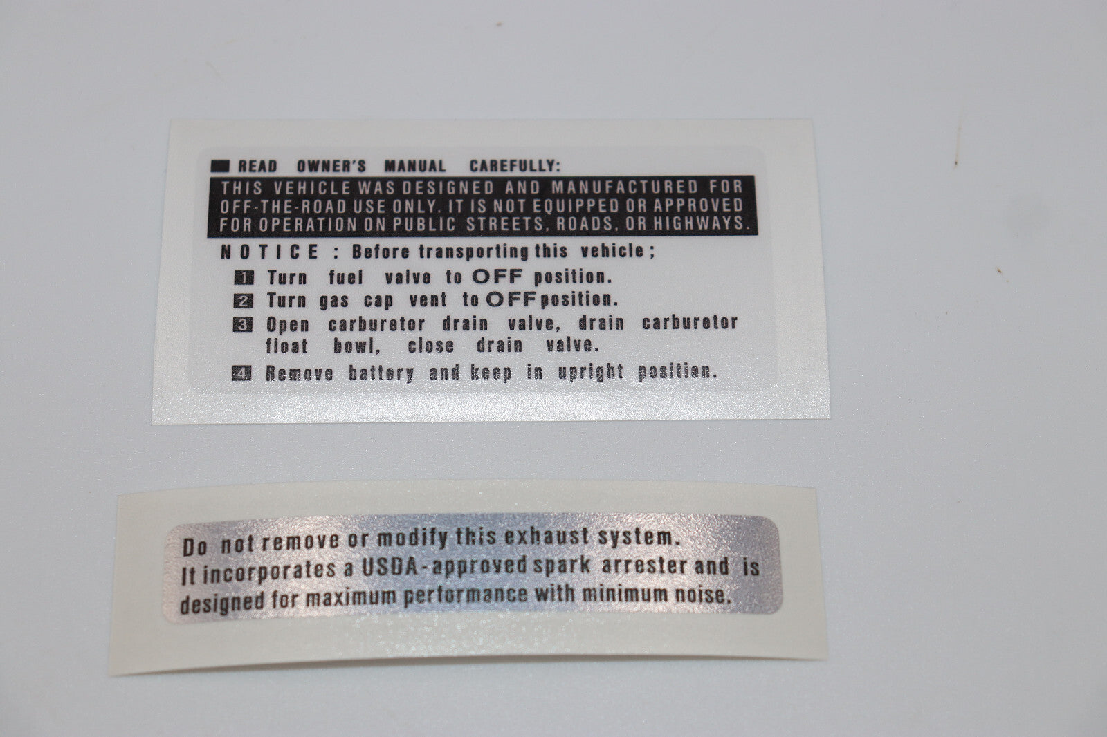 HONDA Z50 K1 DECAL SET Candy RED & Candy BLUE Bikes Only Reproduction