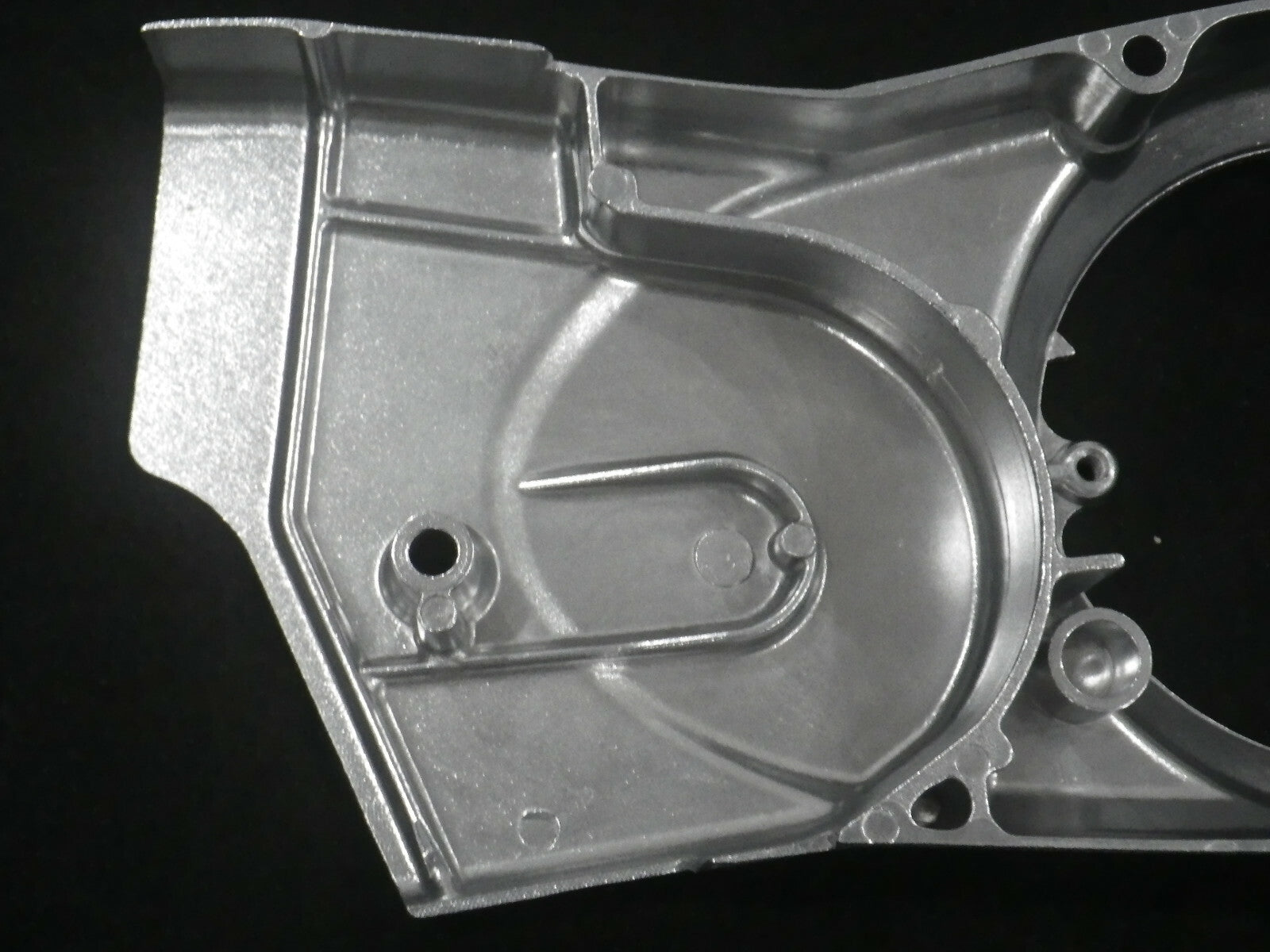 1975 Honda XR75  Chain Cover  11341-116-000  Painted, Honda Cloud Silver