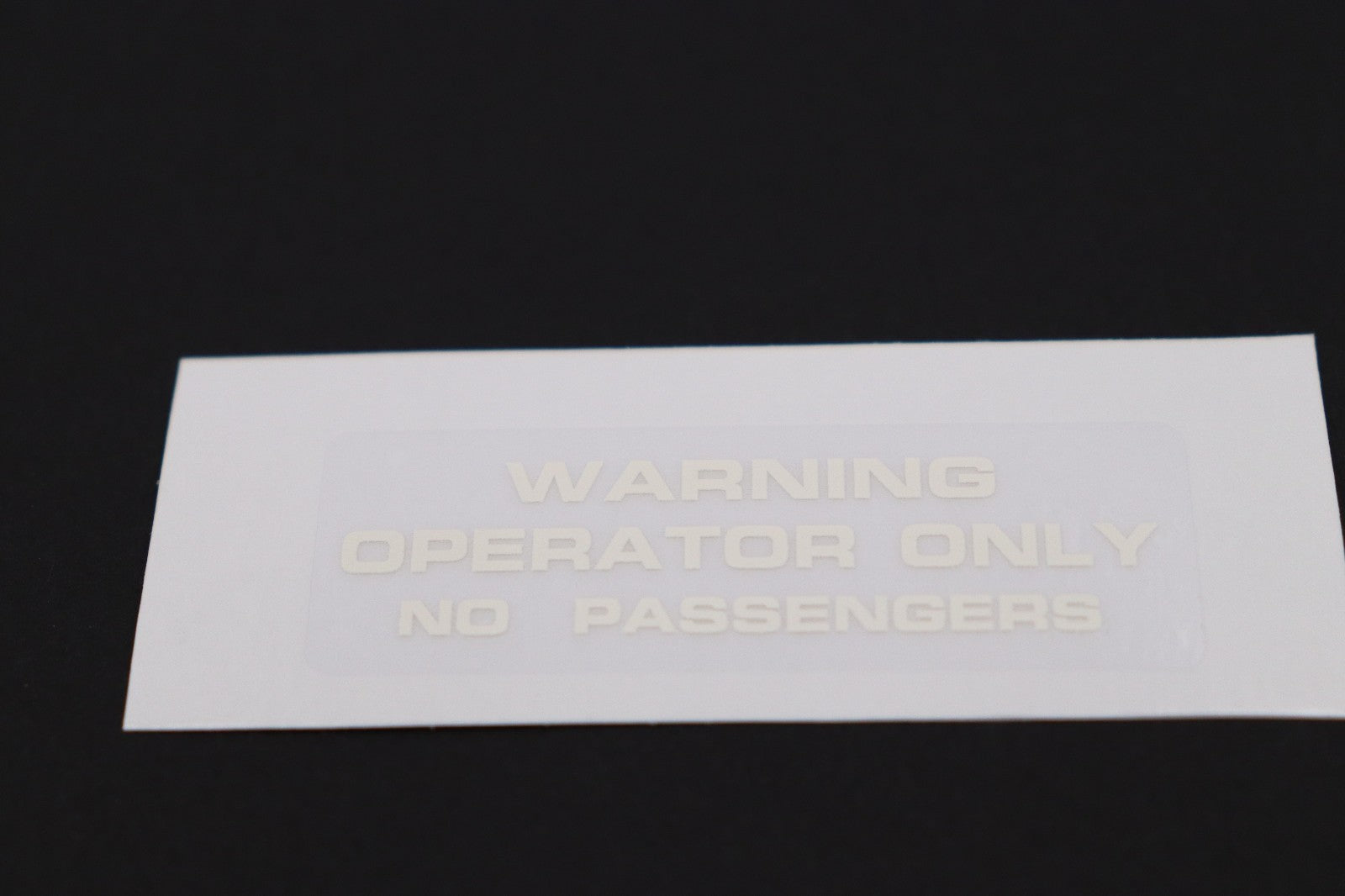 Honda CT70 CT90 CT110 ATC70 NC50 NQ50 NU50 PA50 "Operator Only Decal"