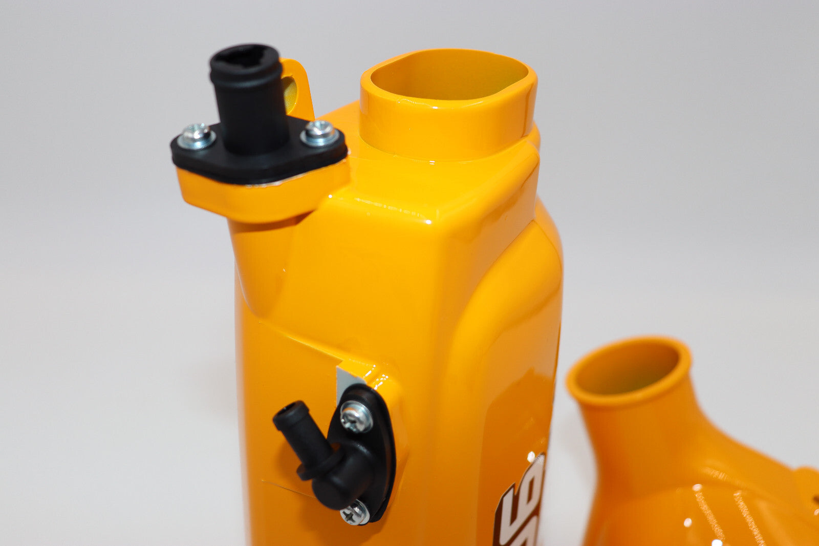 1978 Honda CT90 Air Filter Box BRIGHT YELLOW Trail90 with Fittings