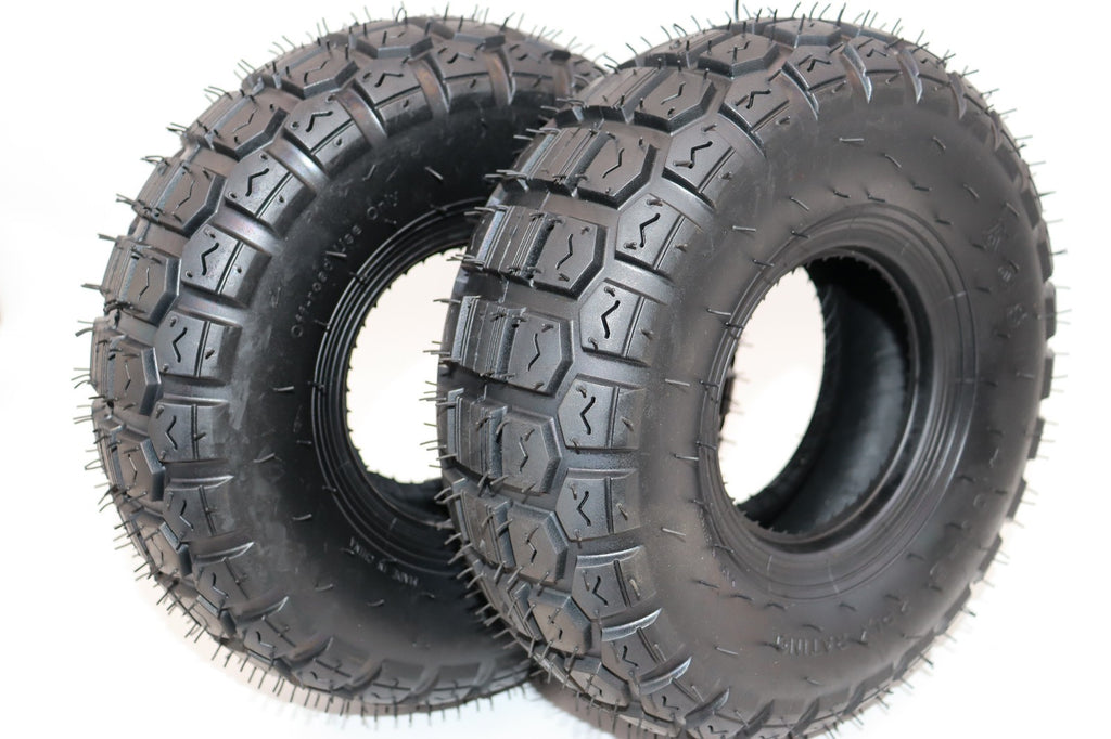 1975 Honda QA50 Tires 4.00x5 NEW Correct Tread Pattern 2 QA50 Tire Set