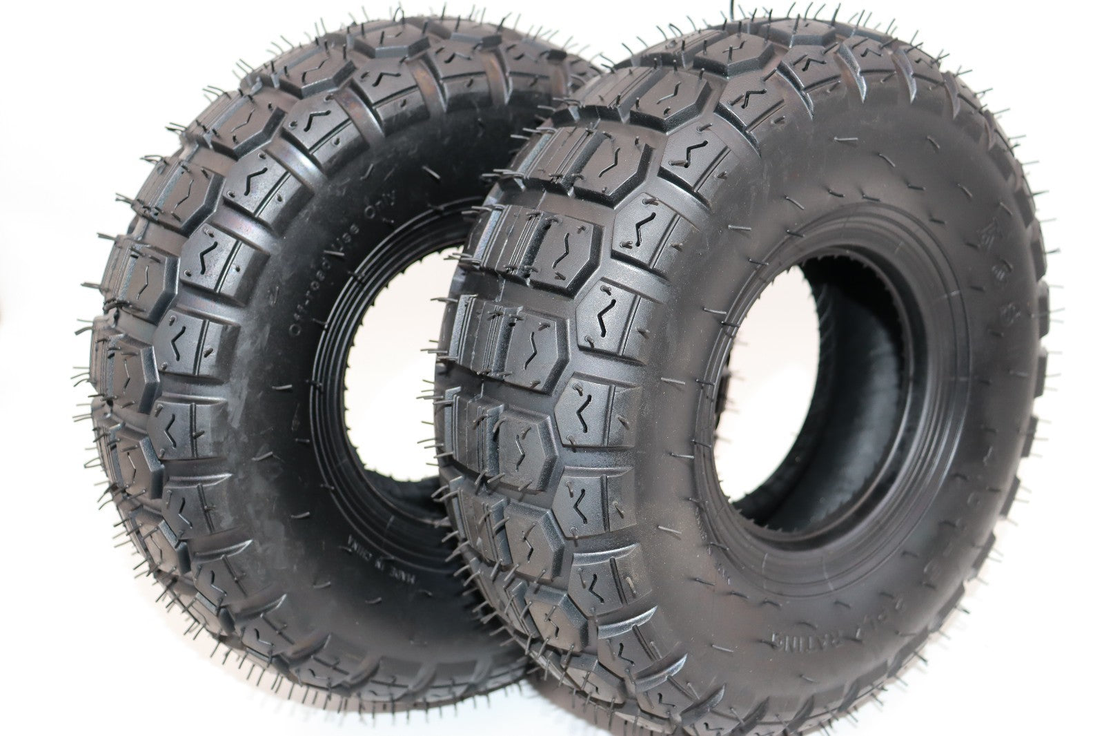 1975 Honda QA50 Tires 4.00x5 NEW Correct Tread Pattern 2 QA50 Tire Set