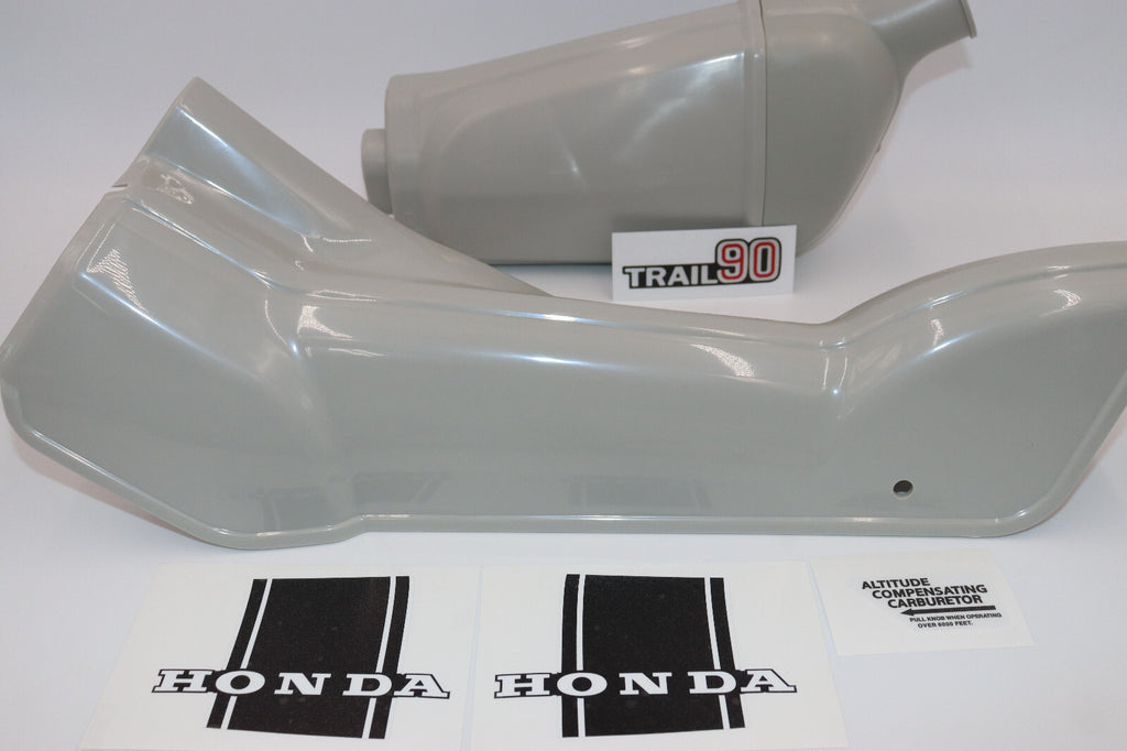 1970 HONDA CT90, Trail90 Down Tube Cover & Air Filter Box 1970 CT90 With Decals