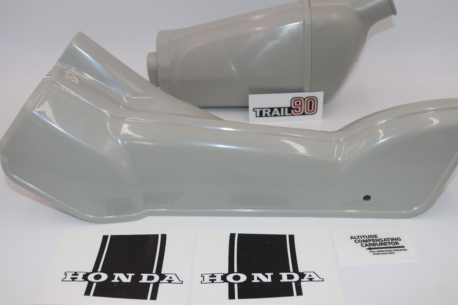 1970 HONDA CT90, Trail90 Down Tube Cover & Air Filter Box 1970 CT90 With Decals