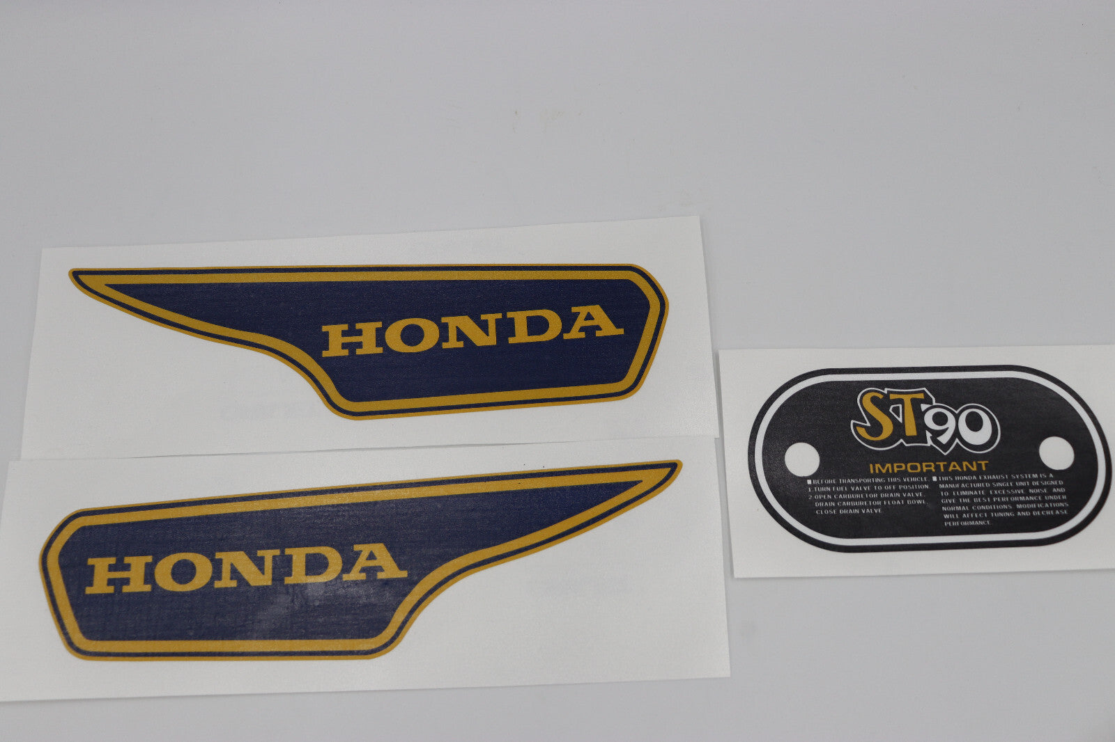 1975 Honda ST90 K2 Frame & Air Cleaner Decal Set