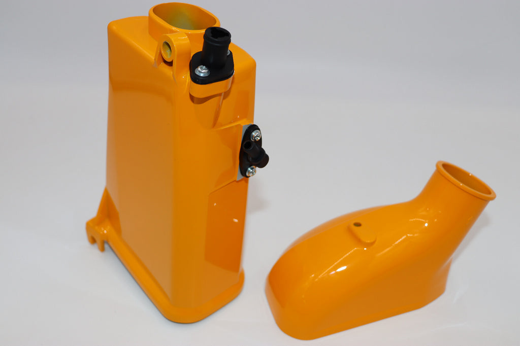 1978 Honda CT90 Down Tube Cover & Air Filter Box BRIGHT YELLOW Trail90 1978
