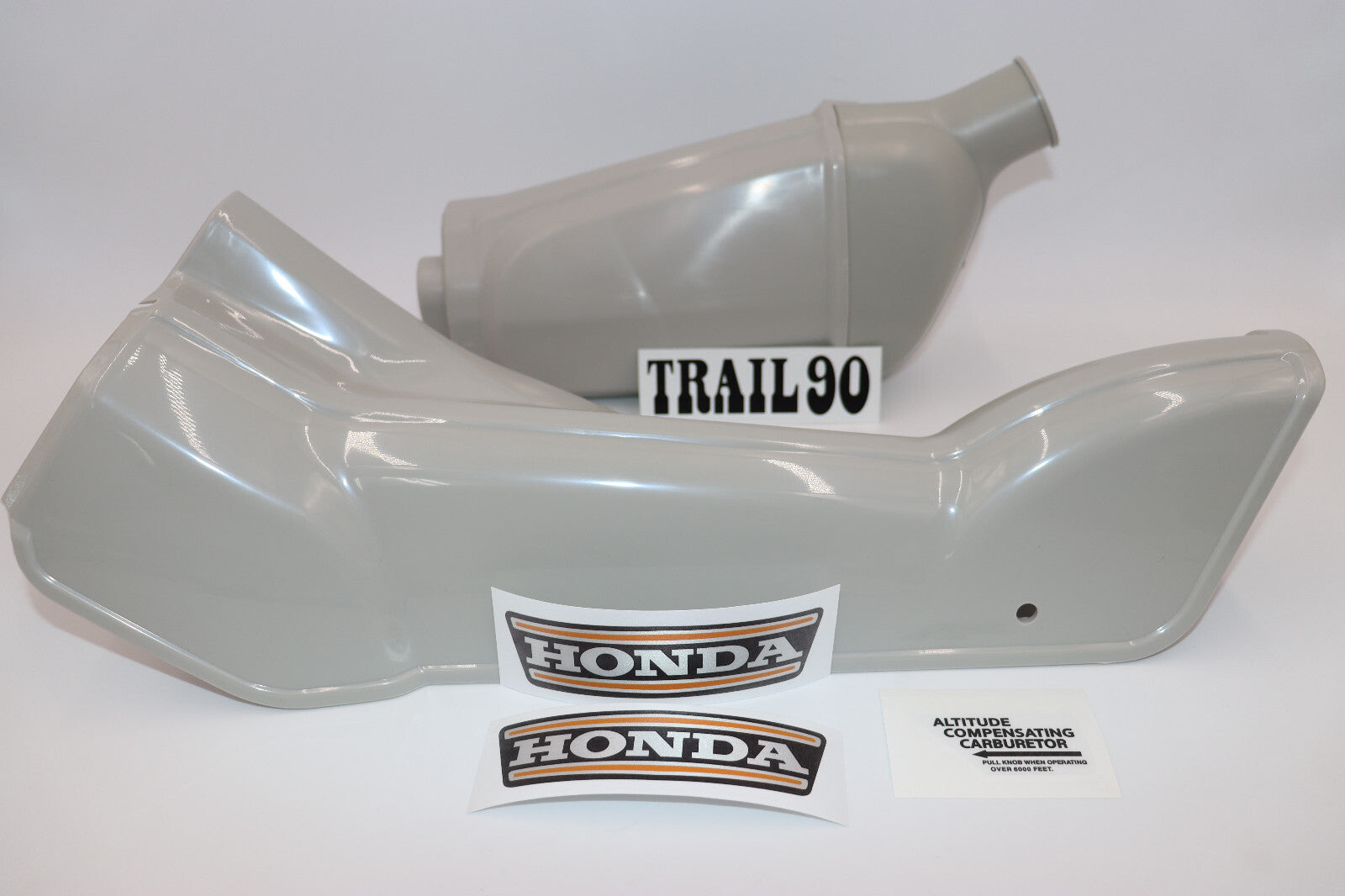 1972 HONDA CT90, Trail90 Down Tube Cover & Air Filter Box 1972 CT90 With Decals
