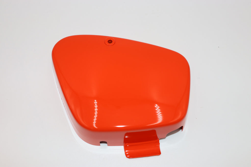 1976 1977 Honda CT90 Down Tube Cover, Air Box, & Battery Cover SHINY ORANGE