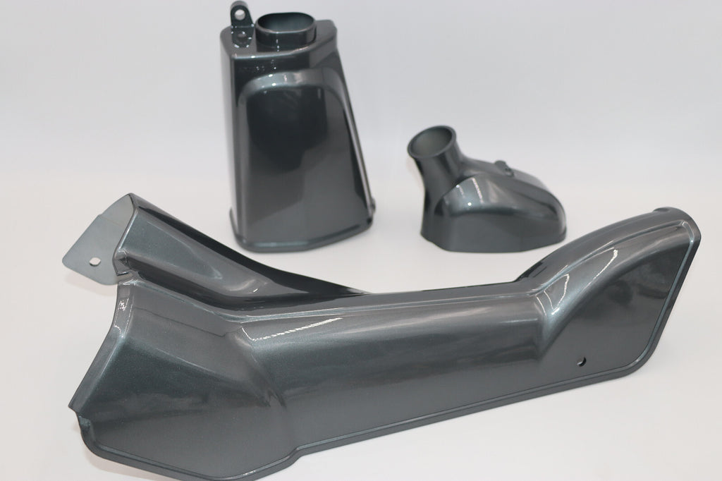 1970 Honda CT90 K2 Down Tube Cover & Air Filter Box NEW Dark Gray Metallic