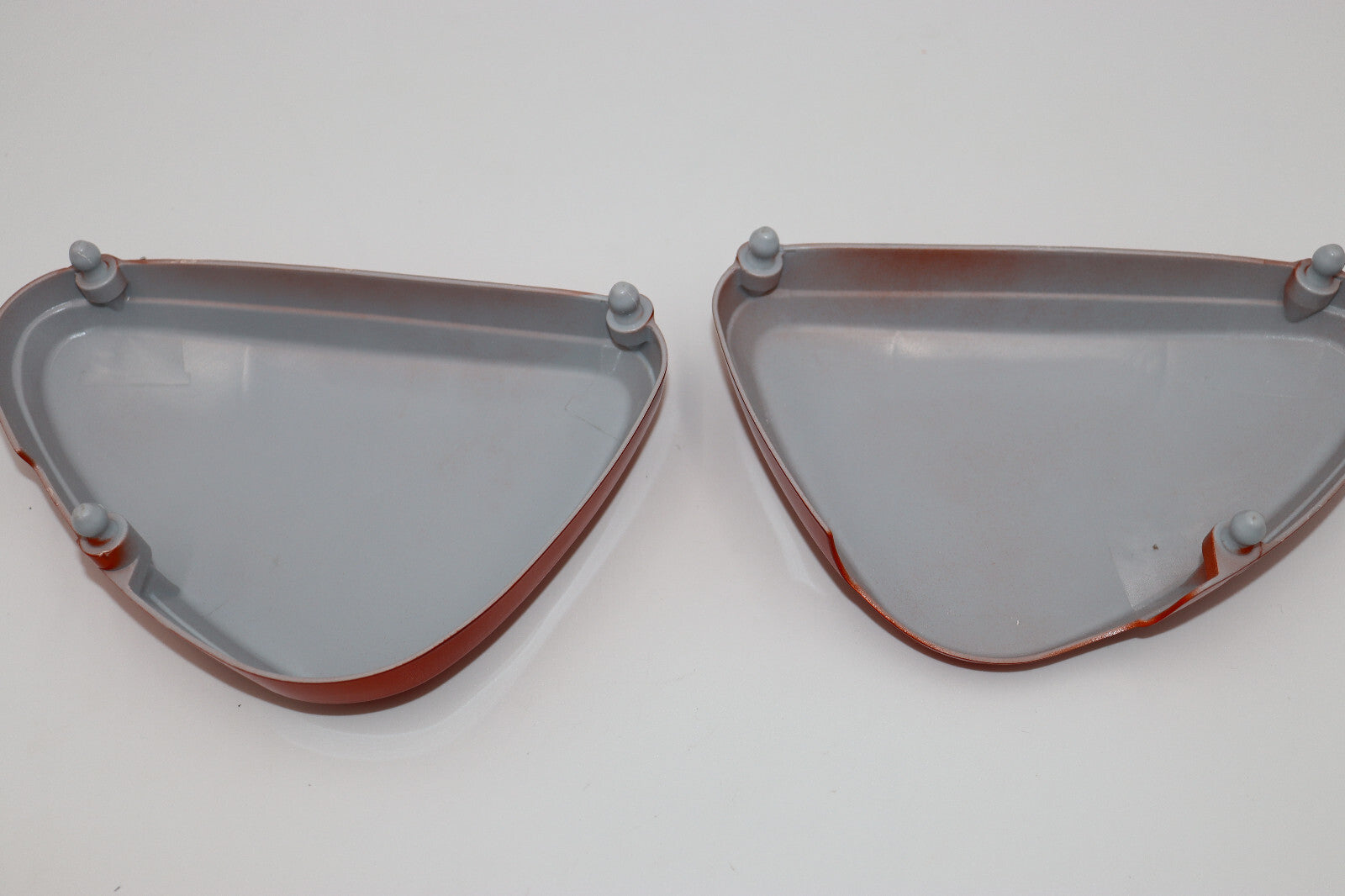 1974 Honda XL70 K0 Frame Side Covers Reproduction Plastic CANDY TOPAZ ORANGE