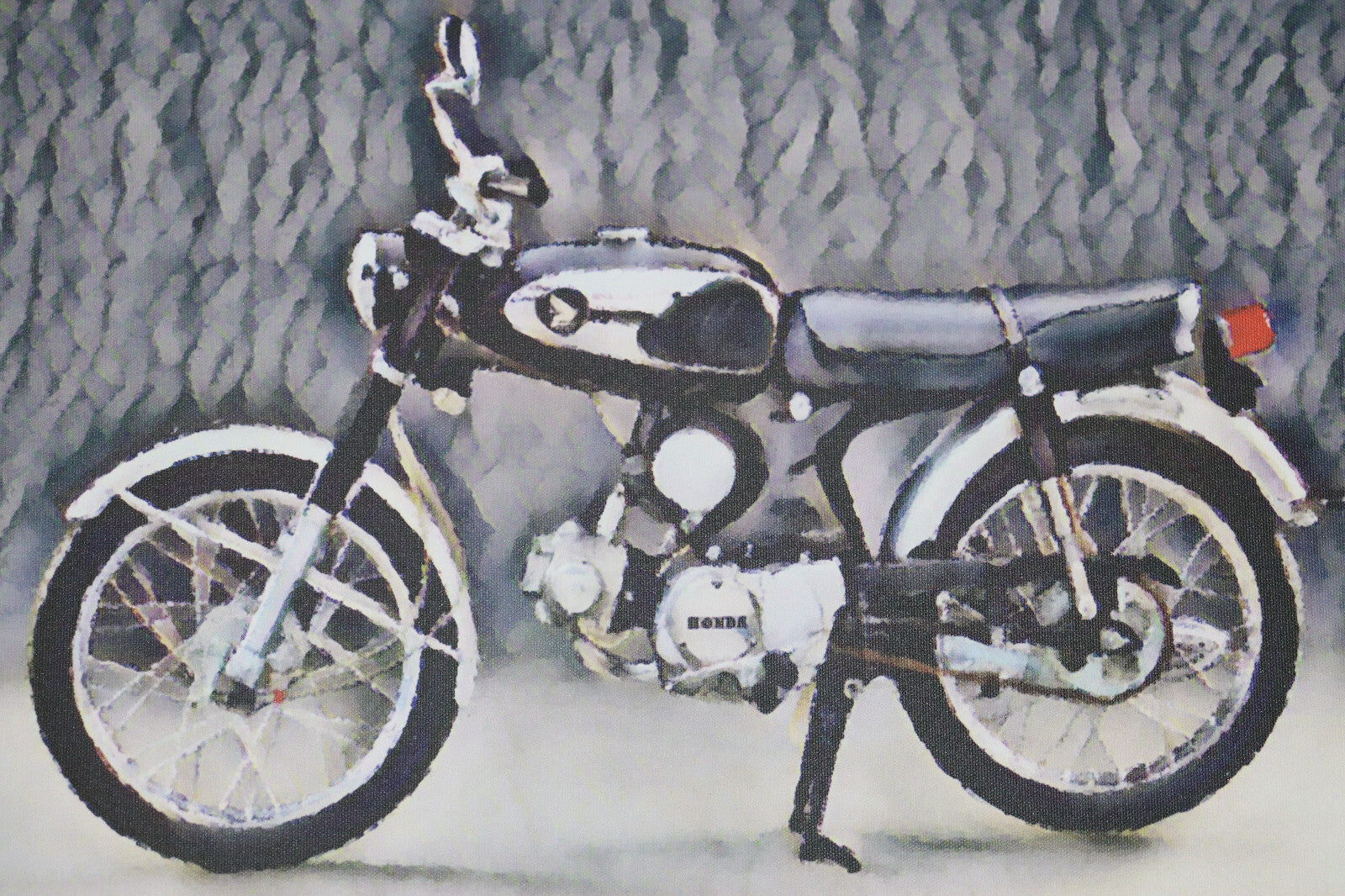 1969 Honda S90, Super90  Print on Canvas S90