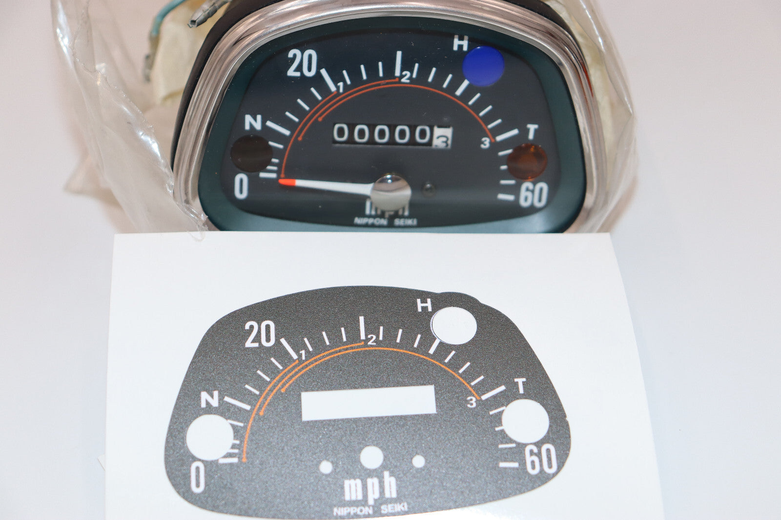 Honda ST90 Speedometer Decal, 1973-1975