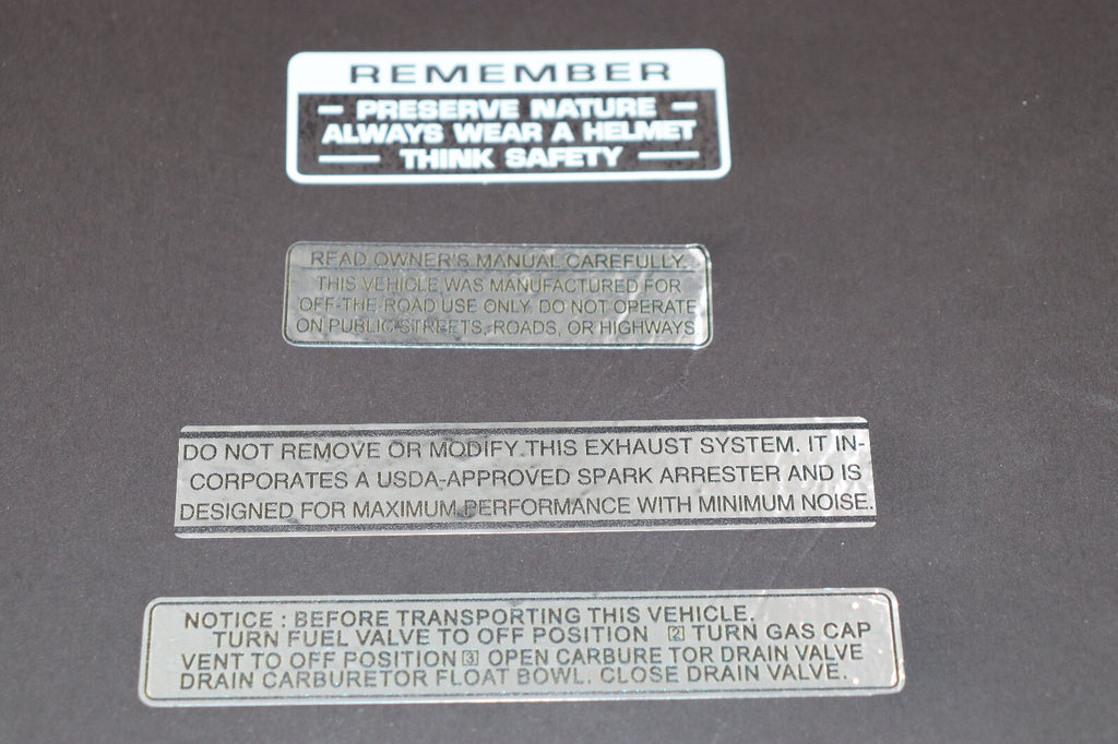 HONDA Z50 DECAL SET K2 CHROME REPRO Z50A