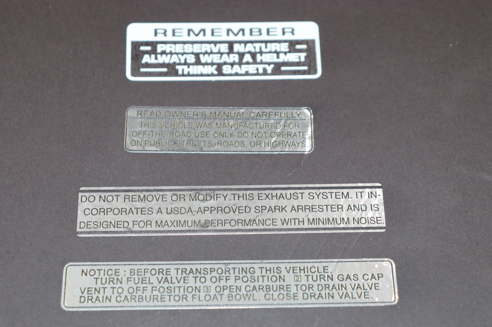HONDA Z50 DECAL SET K2 CHROME REPRO Z50A