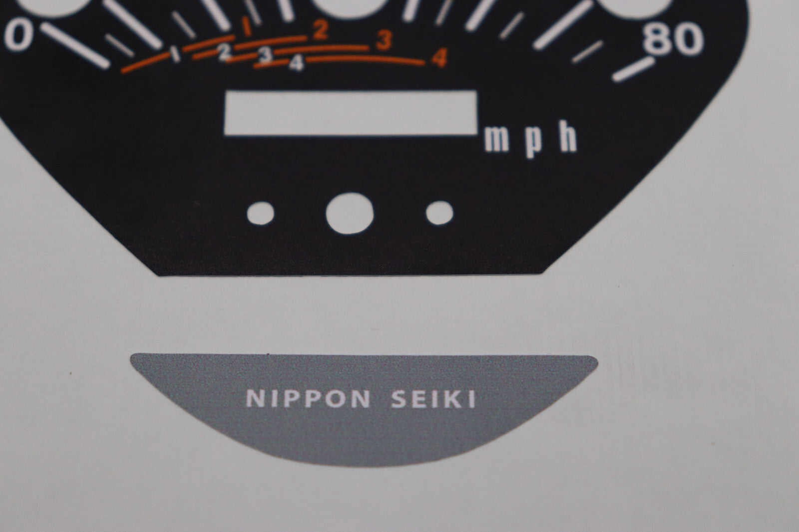 Honda CT90 K1 Speedometer Decals 1969 CT90 K1b Speedometer Restoration Decal
