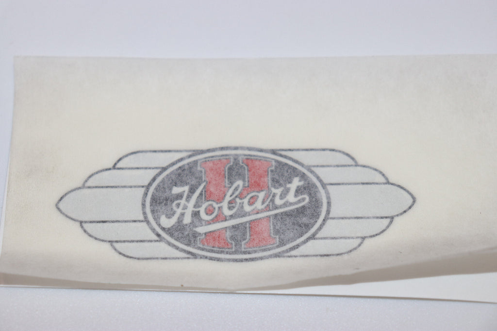 Antique Hobart Decal Reproduction On CHROME Film. Vintage Hobart Mixer Decal