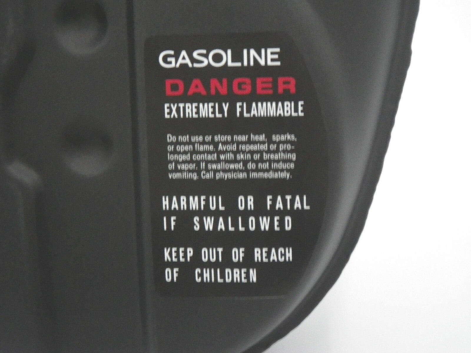 Honda CT90 Spare Fuel Tank Decal In BLACK (NO TANK)