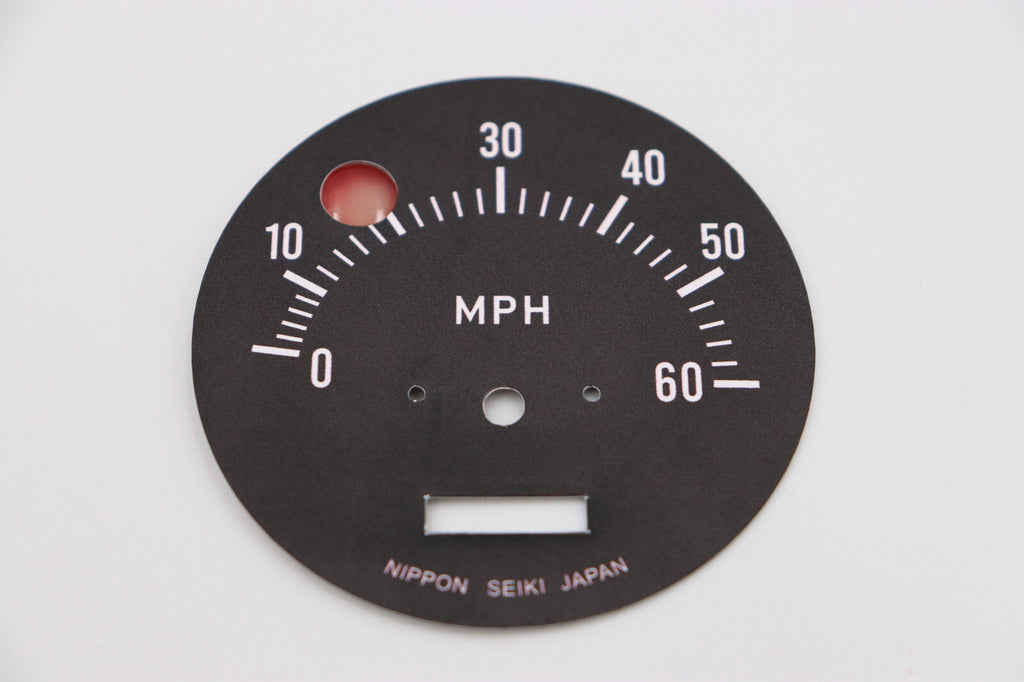 Honda SL70 Speedometer Overlay Decal for Restoration