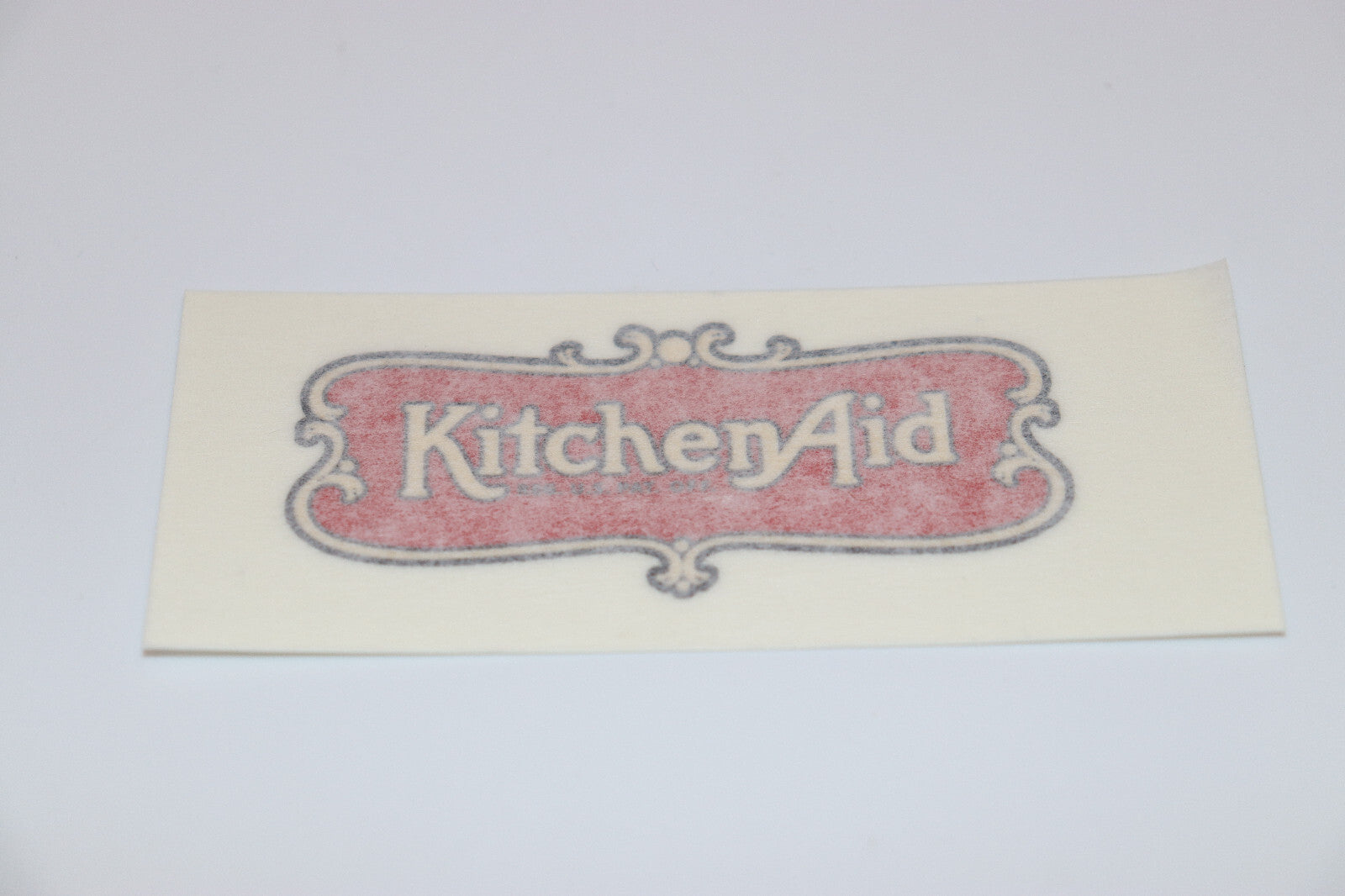 Vintage KitchenAid Decal On GOLD Film. Antique Hobart Decal