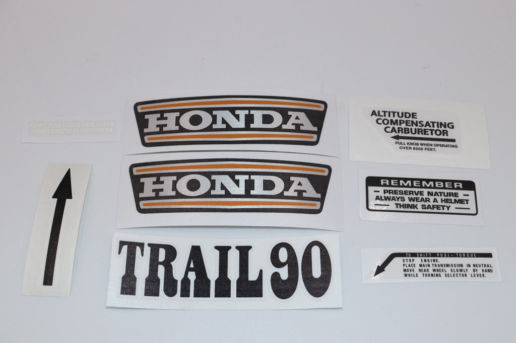 CT90 K4 K5 DECAL SET 1972-1973 Trail 90 Decal Set (Decals ONLY)