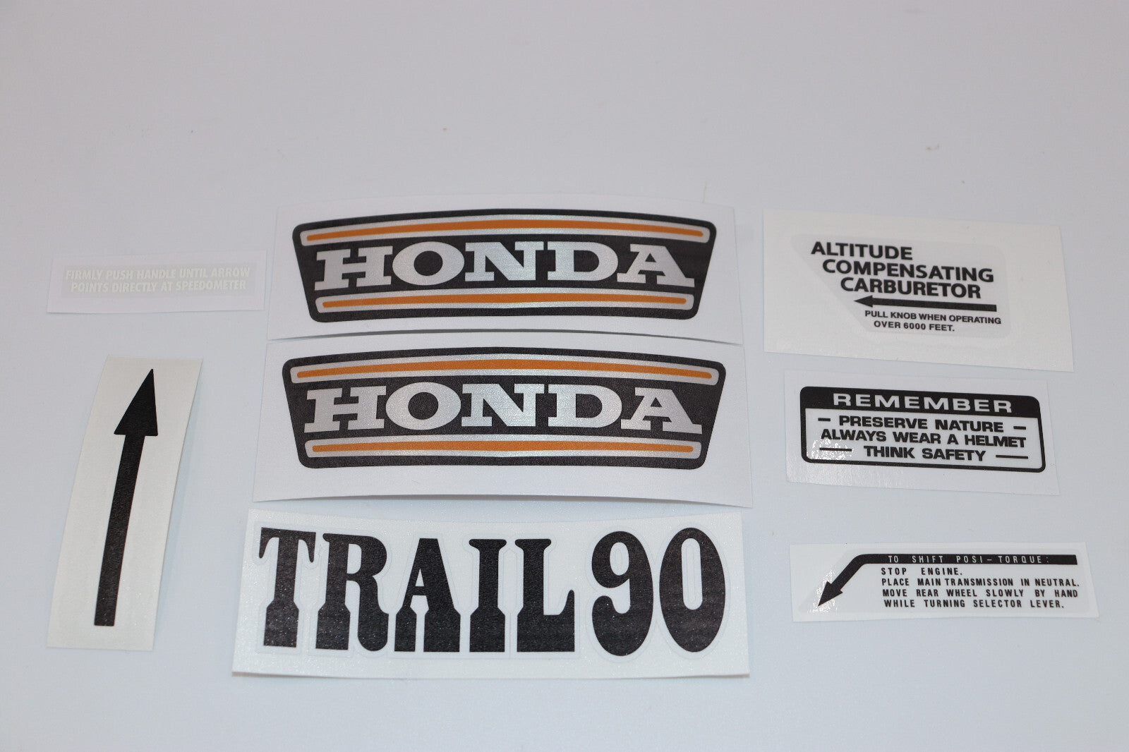 CT90 K4 K5 DECAL SET 1972-1973 Trail 90 Decal Set (Decals ONLY)