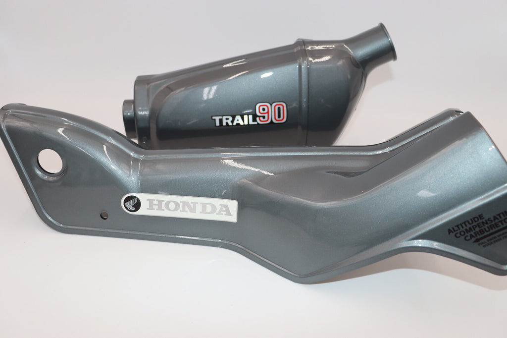 Honda TRAIL90  Down Tube Cover & Air Filter Box NEW  with Decals CT90 K3 1971