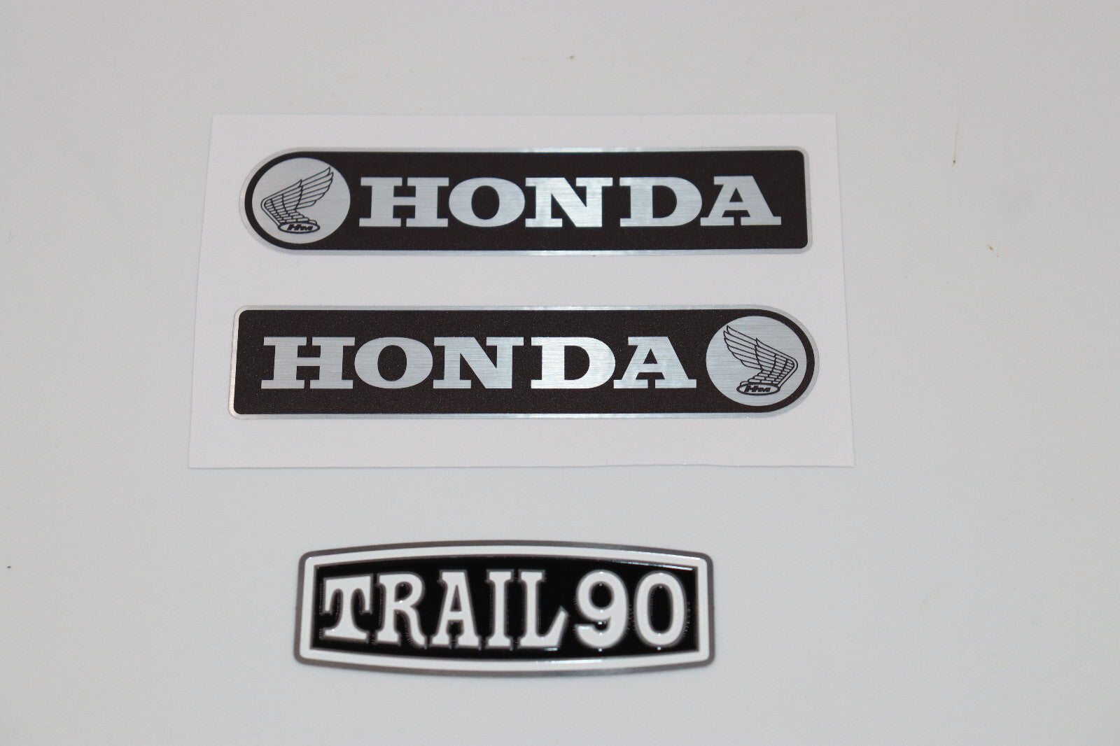 CT90 K1 DOWN TUBE COVER Decals & Air Box Emblem Set