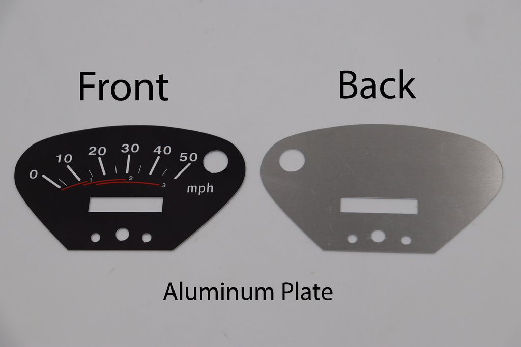 1971 Honda CT70 Speedometer Face Plate Three Speed, Trail 70 Speedometer 3 Speed