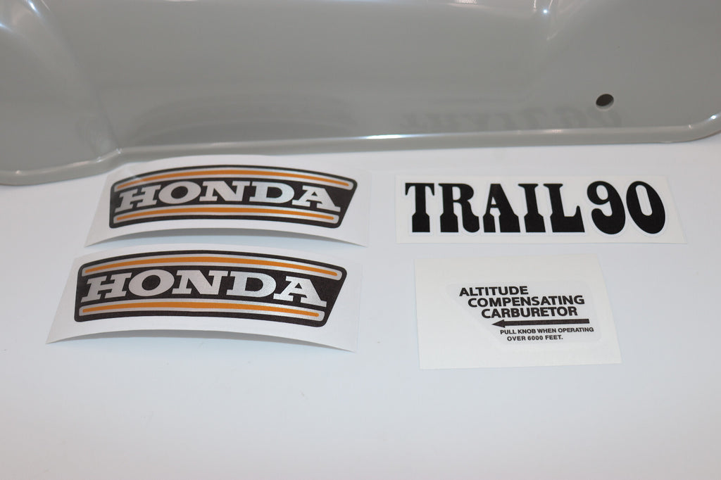 1972 HONDA CT90, Trail90 Down Tube Cover & Air Filter Box 1972 CT90 With Decals